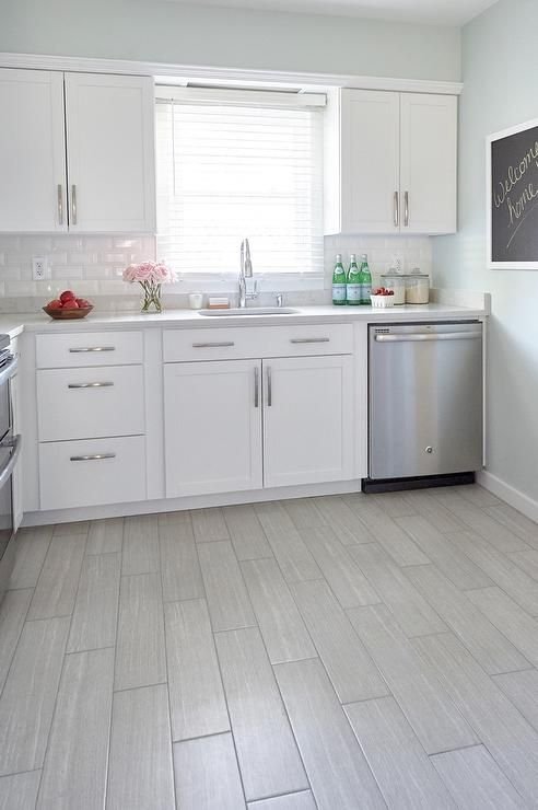 White Kitchen with Gray Wood by fine kitchen remodeling